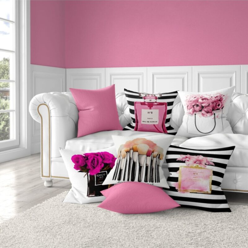 7'li Yastık Kırlent Kılıfı