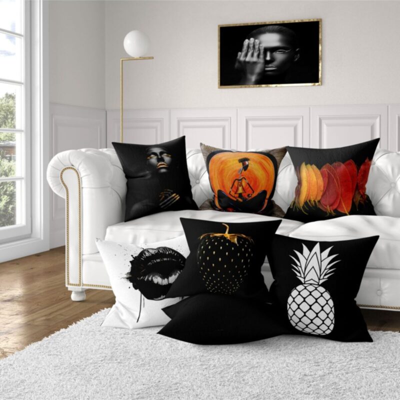 7'li Yastık Kırlent Kılıfı