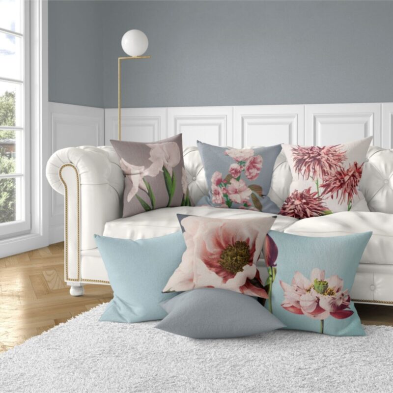 7'li Yastık Kırlent Kılıfı