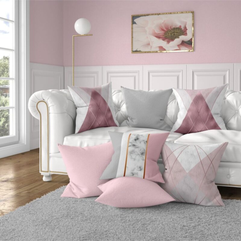 7'li Yastık Kırlent Kılıfı