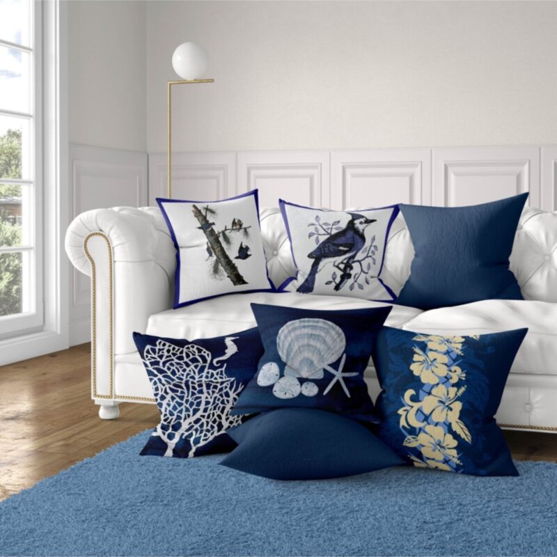 7'li Yastık Kırlent Kılıfı