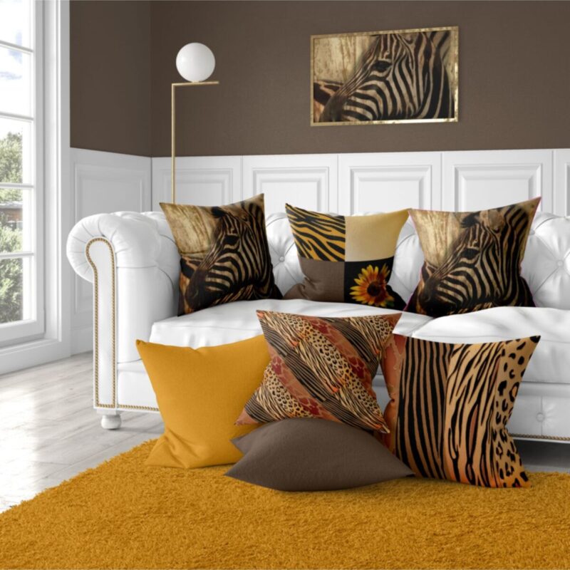 7'li Yastık Kırlent Kılıfı