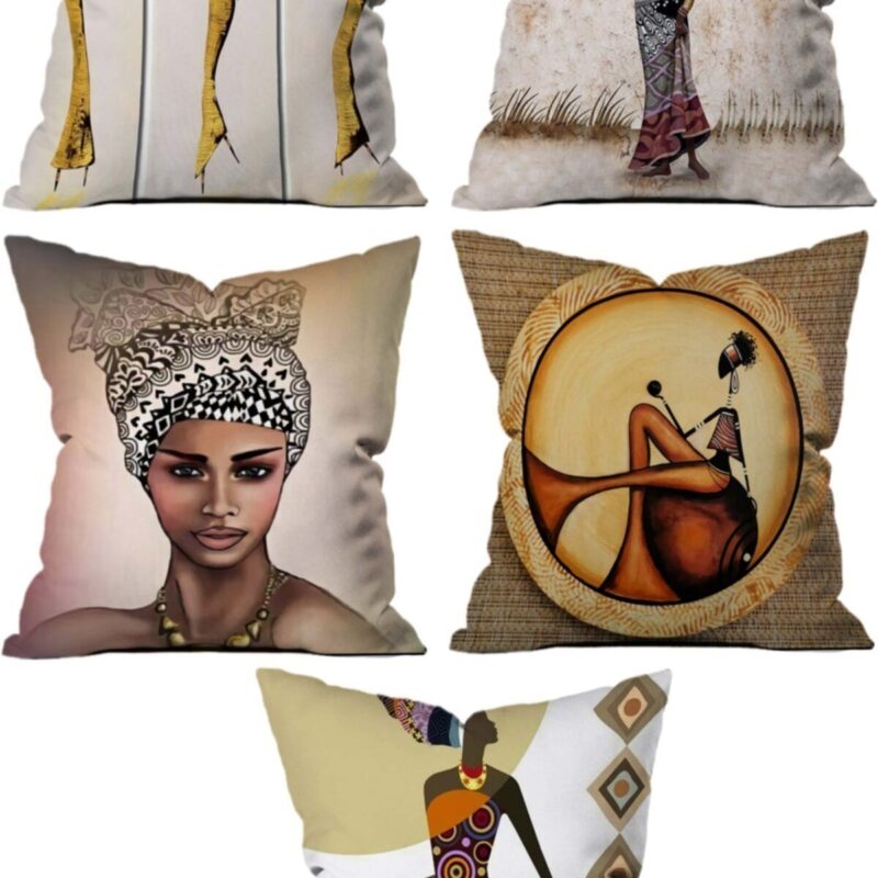 Krb 5'li Yastık Kırlent Kılıfı