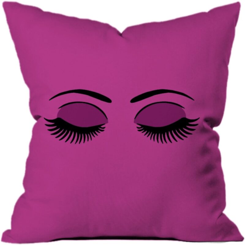 Kirpik Yastık Kırlent Kılıfı