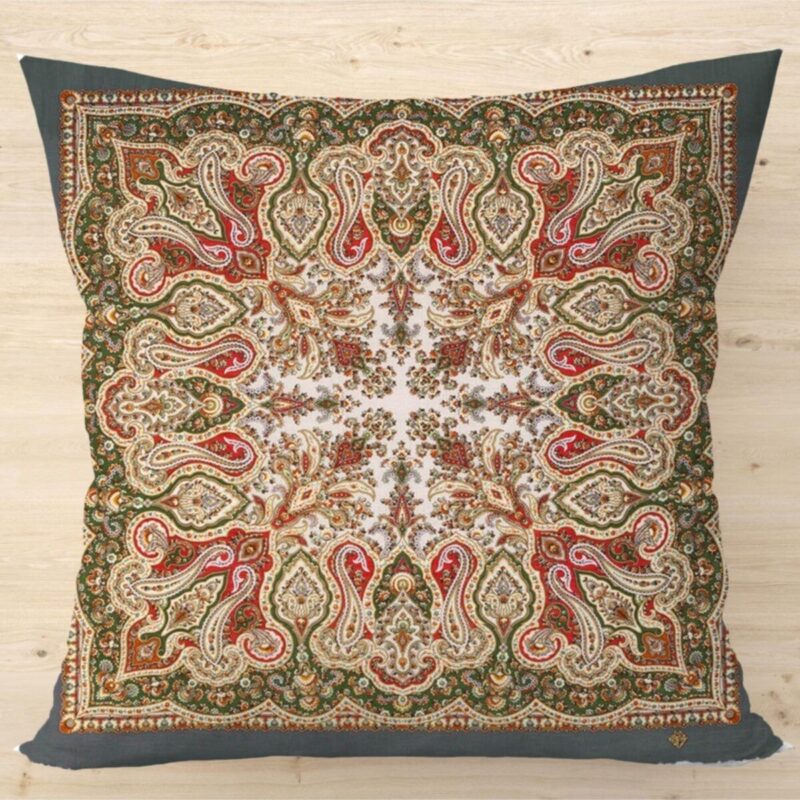 Özel Otantik Tasarım Çift Taraflı 43x43 Kırlent Kılıfı