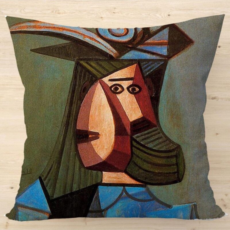 Özel Otantik Tasarım Çift Taraflı 43x43 Kırlent Kılıfı