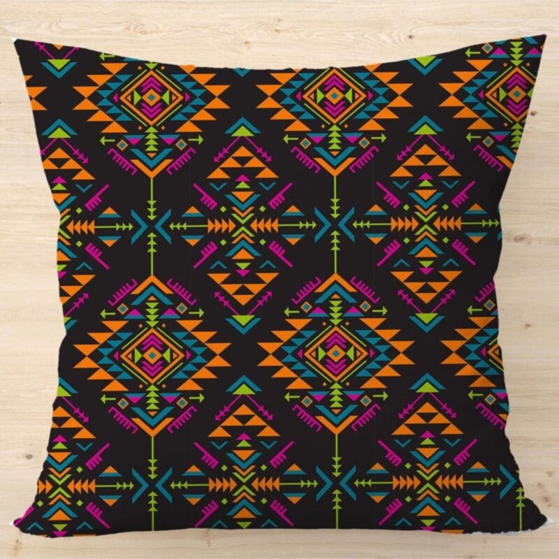 Özel Otantik Tasarım Çift Taraflı 43x43 Kırlent Kılıfı