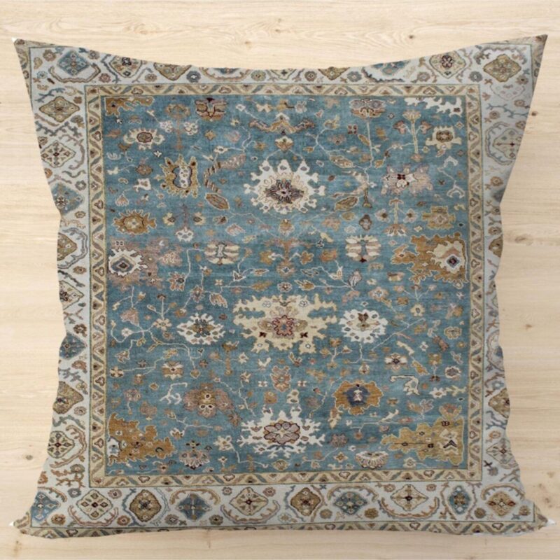 Özel Otantik Tasarım Çift Taraflı 43x43 Kırlent Kılıfı