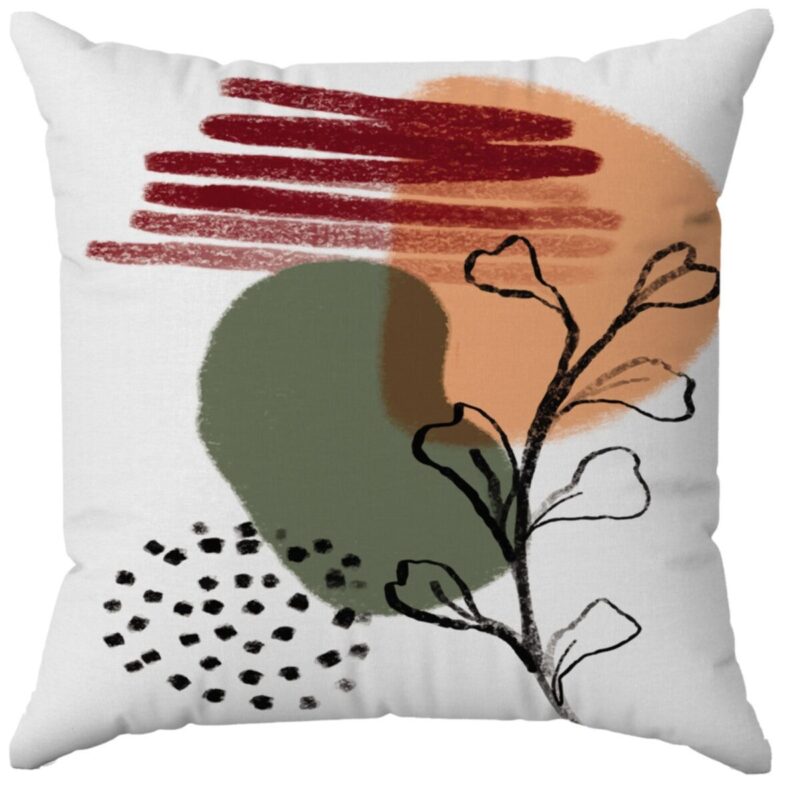 Özel Tasarım Çift Taraflı Dijital Baskılı Dekoratif Kırlent Kılıfı