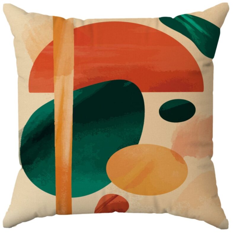 Özel Tasarım Çift Taraflı Dijital Baskılı Dekoratif Kırlent Kılıfı