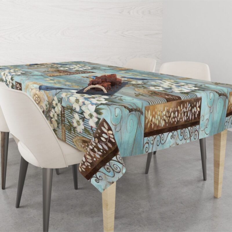 Özel Tasarım Leke Tutmaz Masa Örtüsü 120x140