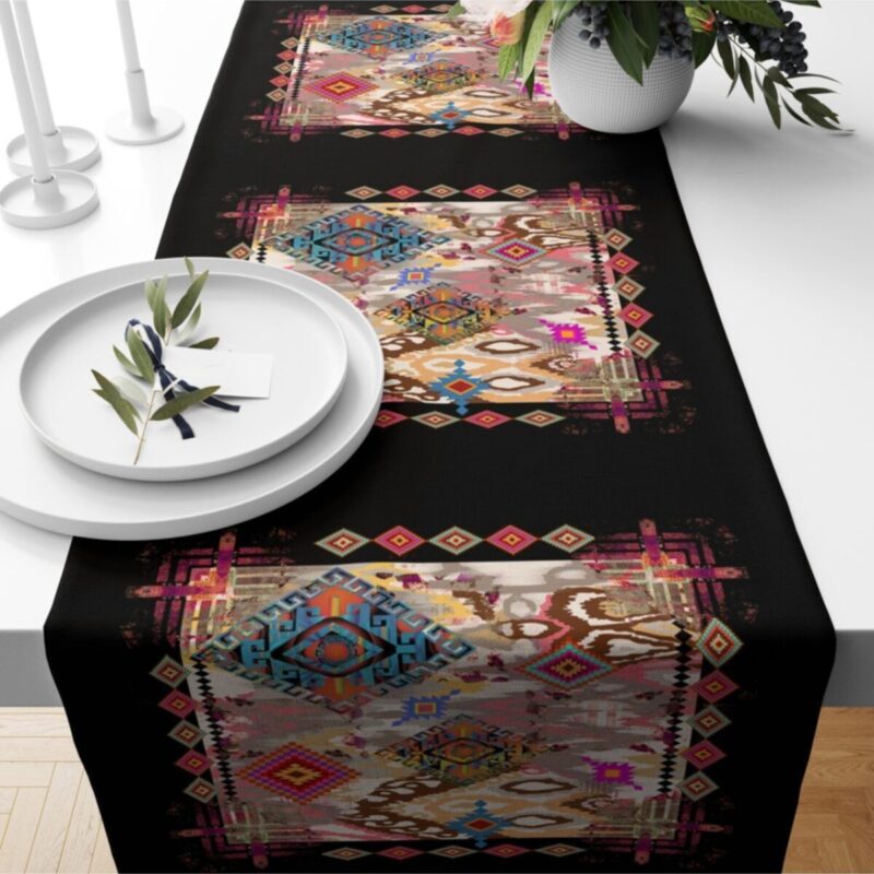 Özel Tasarım Premium Petek Dokuma Runner 140x40 cm