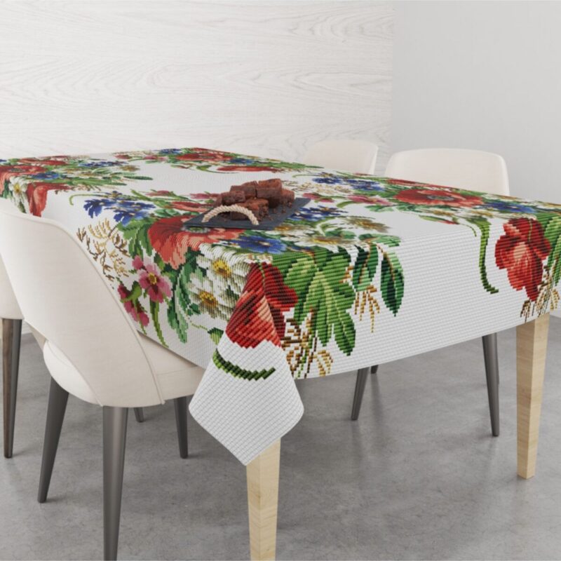 Özel Tasarım Leke Tutmaz Masa Örtüsü 120x140