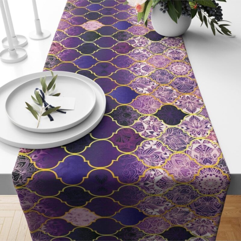 Özel Tasarım Premium Petek Dokuma Runner 140x40