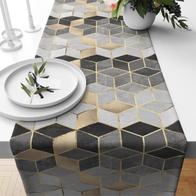 Özel Tasarım Premium Petek Dokuma Runner 140x40