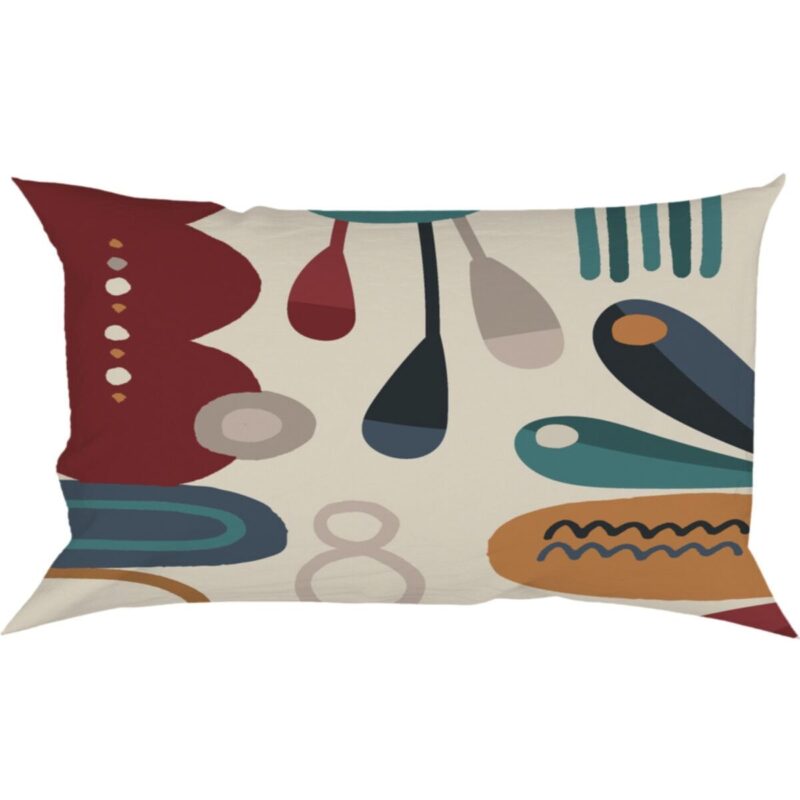 Özel Tasarım 50x30 Dikdörtgen Çift Taraflı Baskılı Kırlent Yastık Kılıfı