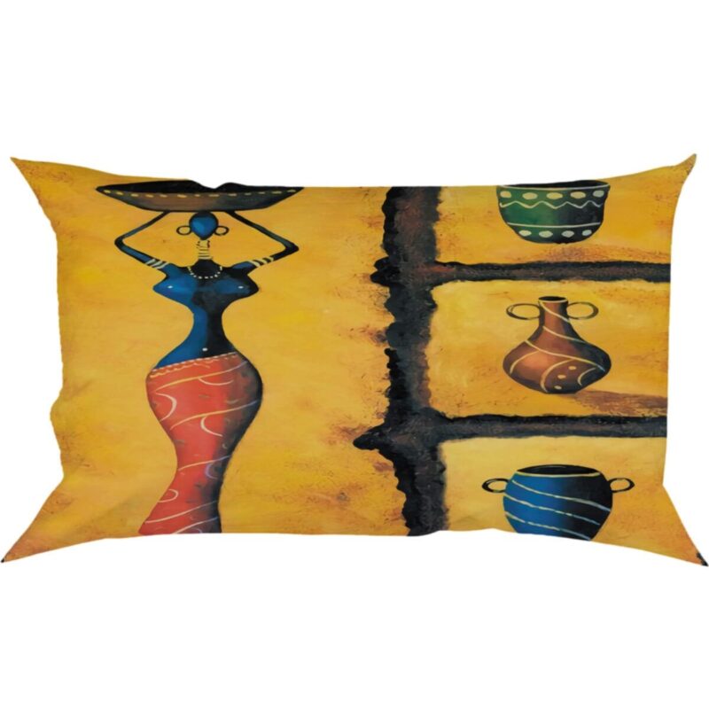 Özel Tasarım 50x30 Dikdörtgen Çift Taraflı Baskılı Kırlent Yastık Kılıfı