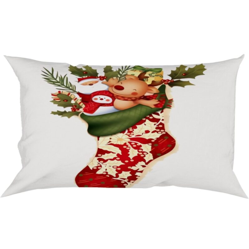 Özel Tasarım 50x30 Dikdörtgen Çift Taraflı Baskılı Kırlent Yastık Kılıfı