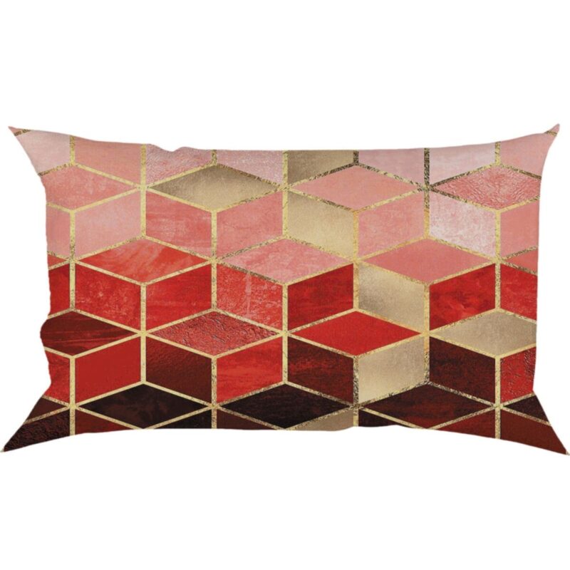 Özel Tasarım 50x30 Dikdörtgen Çift Taraflı Baskılı Kırlent Yastık Kılıfı