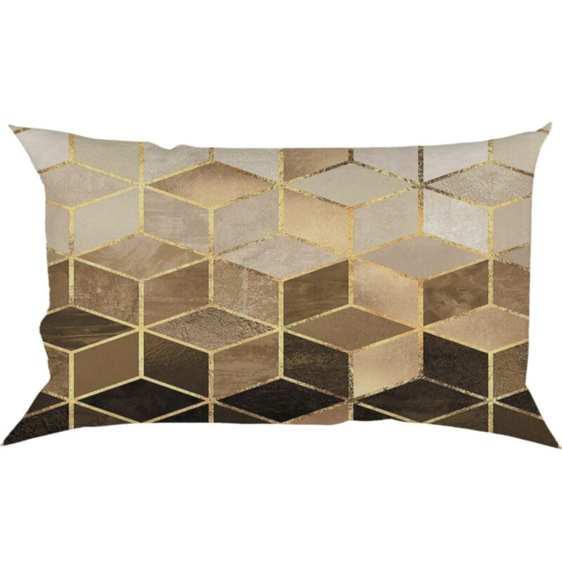 Özel Tasarım 50x30 Dikdörtgen Çift Taraflı Baskılı Kırlent Yastık Kılıfı