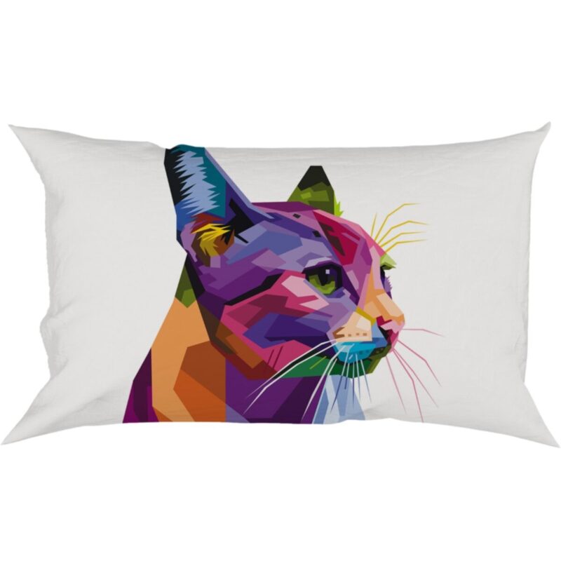 Özel Tasarım 50x30 Dikdörtgen Çift Taraflı Baskılı Kırlent Yastık Kılıfı