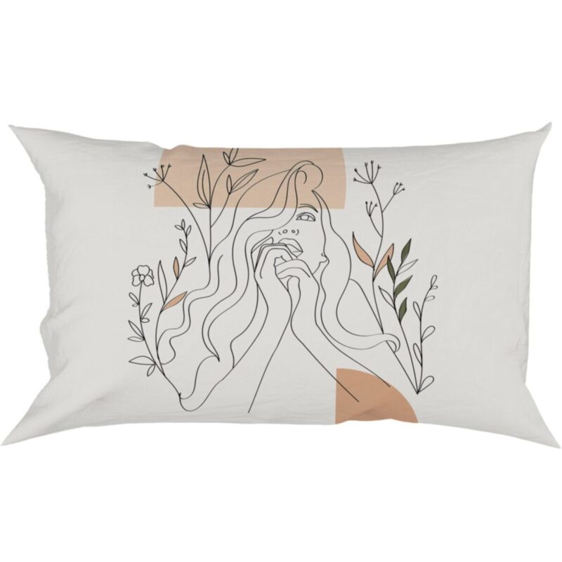 Özel Tasarım 50x30 Dikdörtgen Çift Taraflı Baskılı Kırlent Yastık Kılıfı