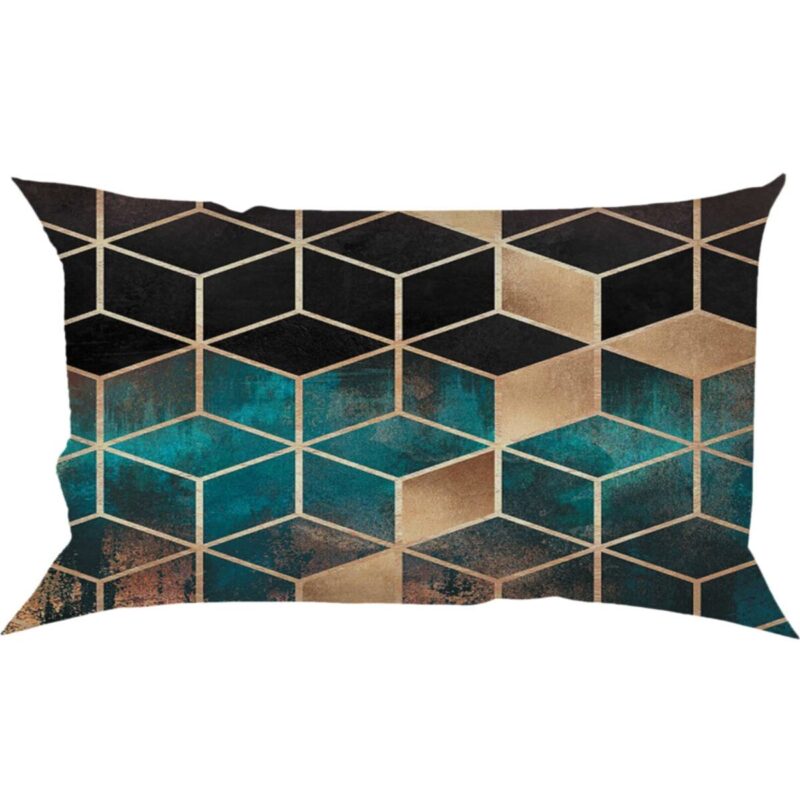 Özel Tasarım 50x30 Dikdörtgen Çift Taraflı Baskılı Kırlent Yastık Kılıfı