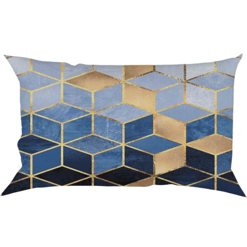 Özel Tasarım 50x30 Dikdörtgen Çift Taraflı Baskılı Kırlent Yastık Kılıfı