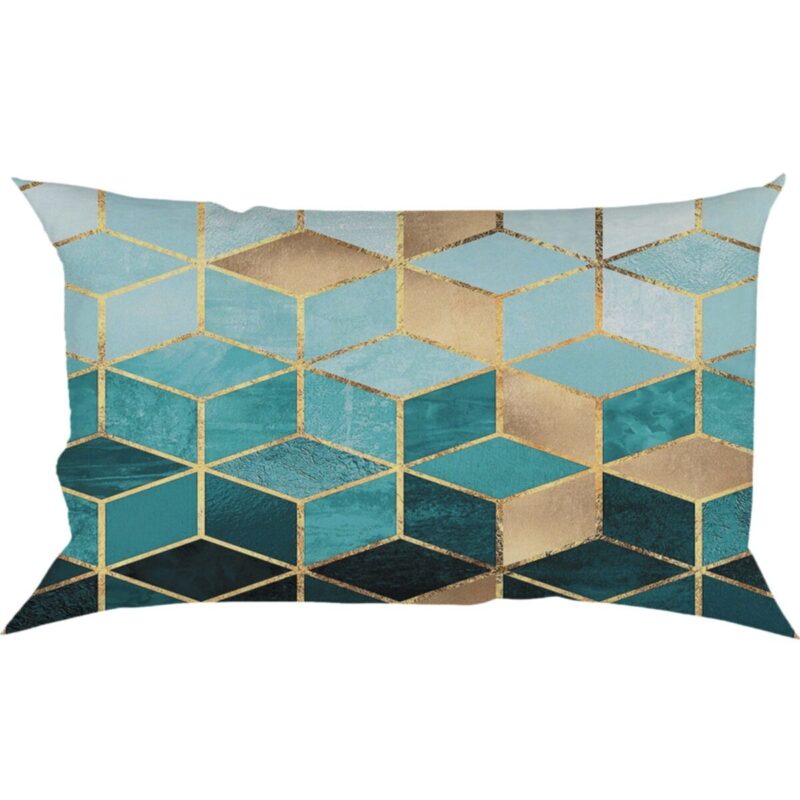 Özel Tasarım 50x30 Dikdörtgen Çift Taraflı Baskılı Kırlent Yastık Kılıfı