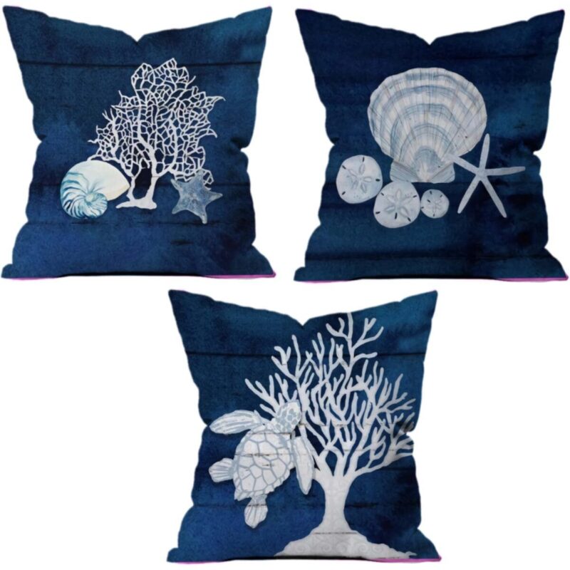 3'lü Yastık Kırlent Kılıfı 300-07