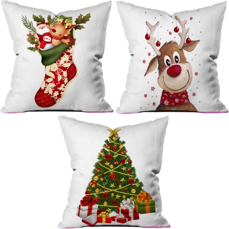 3'lü Yastık Kırlent Kılıfı 300-05