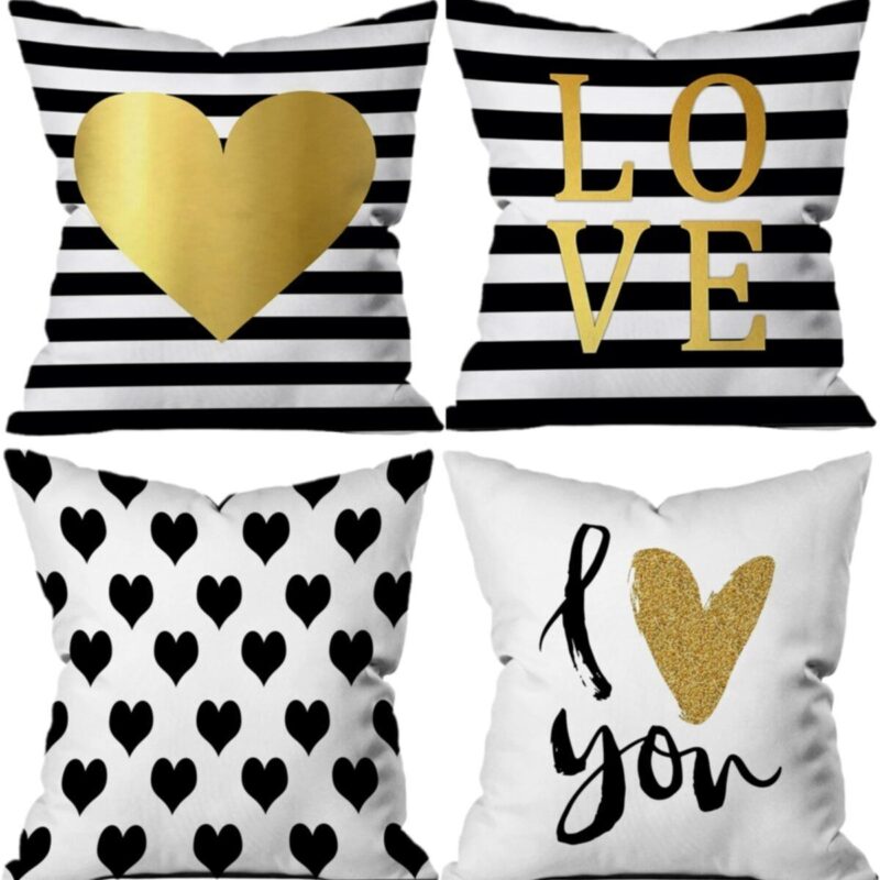 Bahar 4'lü Yastık Kırlent Kılıf Seti