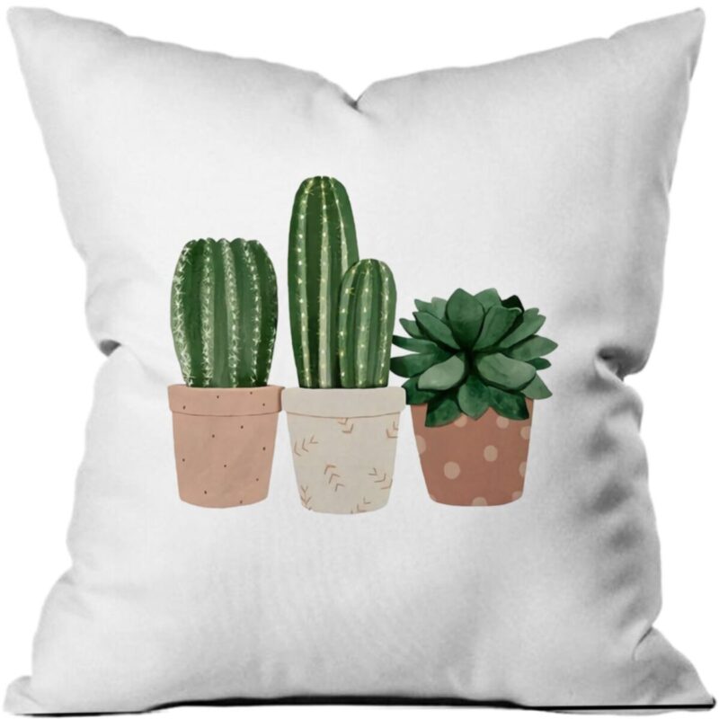 Kaktüs Yastık Kırlent Kılıfı