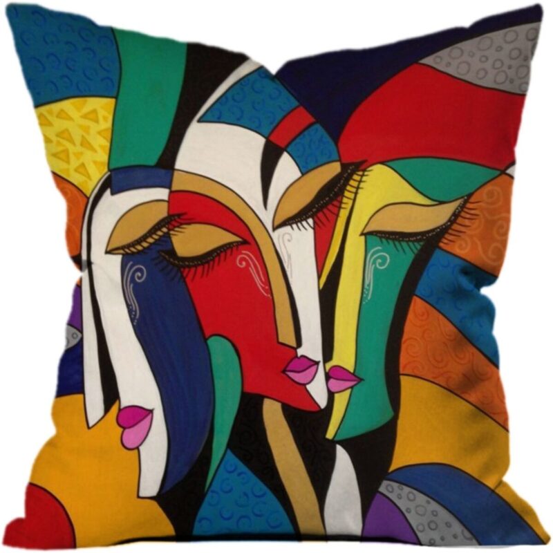 Gizliyüz Yastık Kırlent Kılıfı