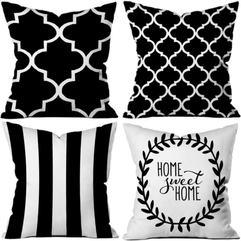 Duru 4'lü Yastık Kırlent Kılıf Seti