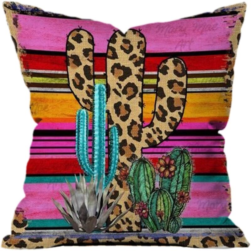 (çift Taraflı Baskı ) Çöl Yastık Kırlent Kılıfı