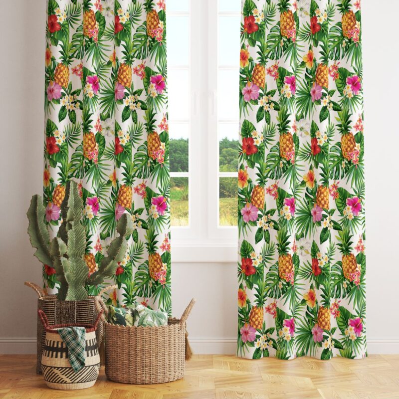 Özel Tasarım Dekoratif Fon Perde 140x260 CM Tek Kanat