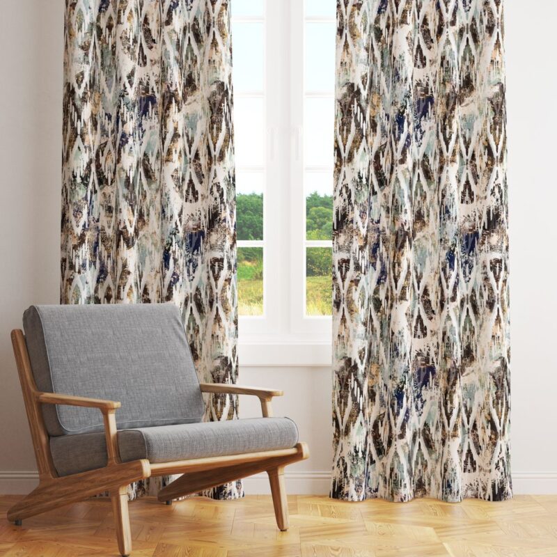 Özel Tasarım Dekoratif Fon Perde 140x260 CM Tek Kanat