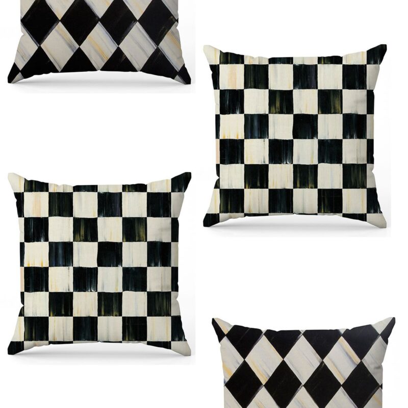 Özel Tasarım Çift Taraflı Dijital Baskı 4'lü Kırlent Kılıfı