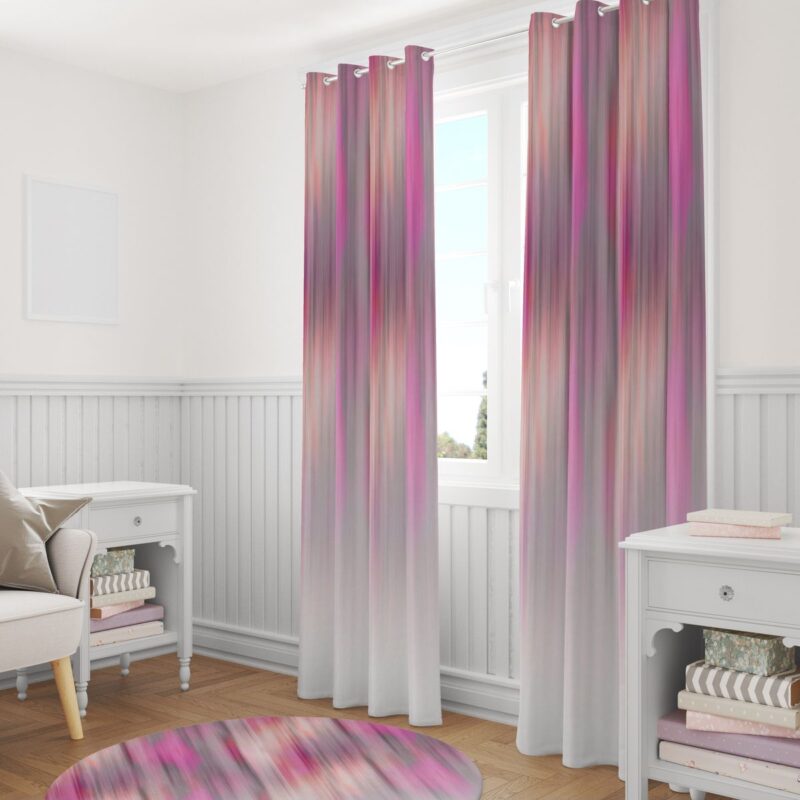 Özel Tasarım Dekoratif Fon Perde 140x260 CM Tek Kanat