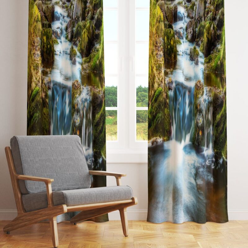 Özel Tasarım Dekoratif Fon Perde 140x260 CM Tek Kanat