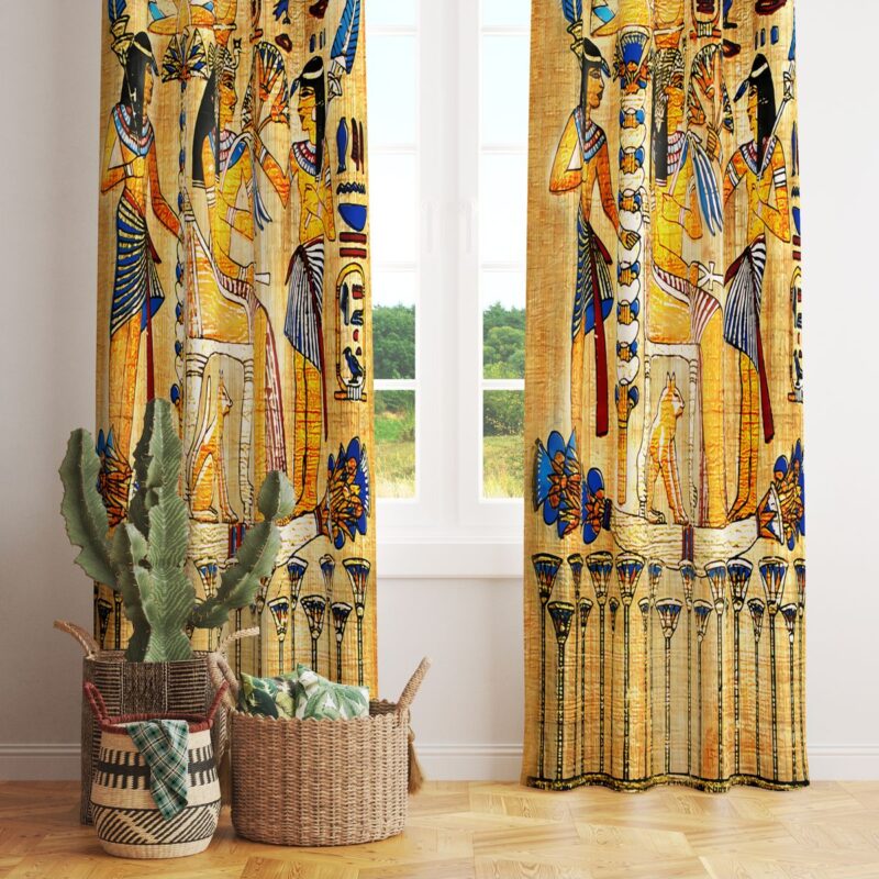 Özel Tasarım Dekoratif Fon Perde 140x260 CM Tek Kanat