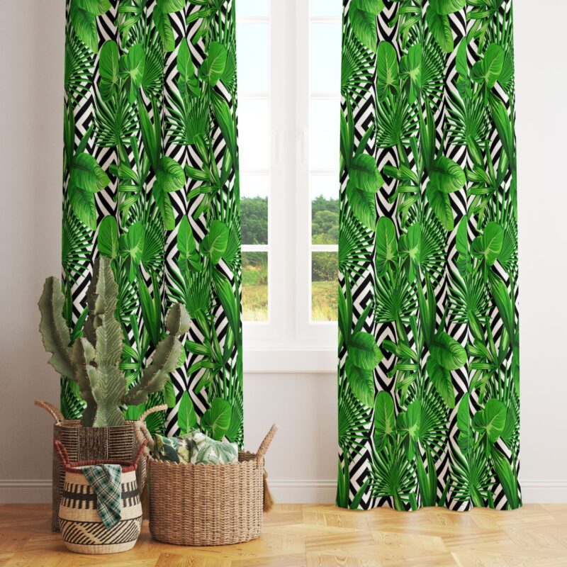 Özel Tasarım Dekoratif Fon Perde 140x260 CM Tek Kanat