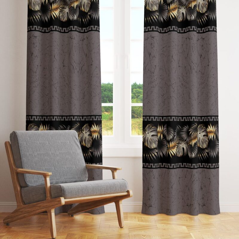 Özel Tasarım Dekoratif Fon Perde 140x260 CM Tek Kanat