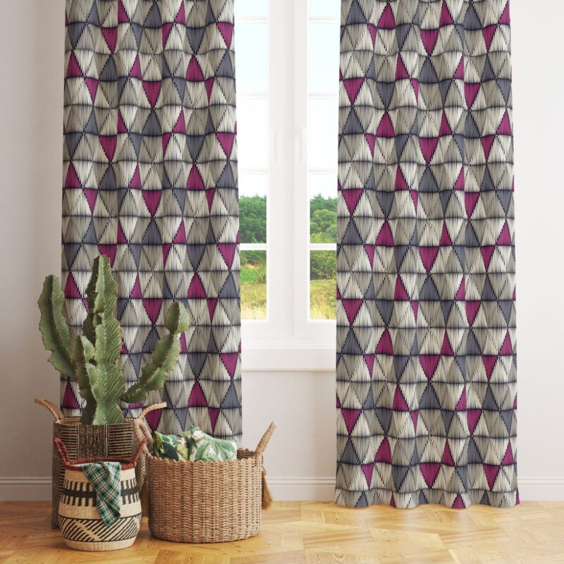 Özel Tasarım Dekoratif Fon Perde 140x260 CM Tek Kanat