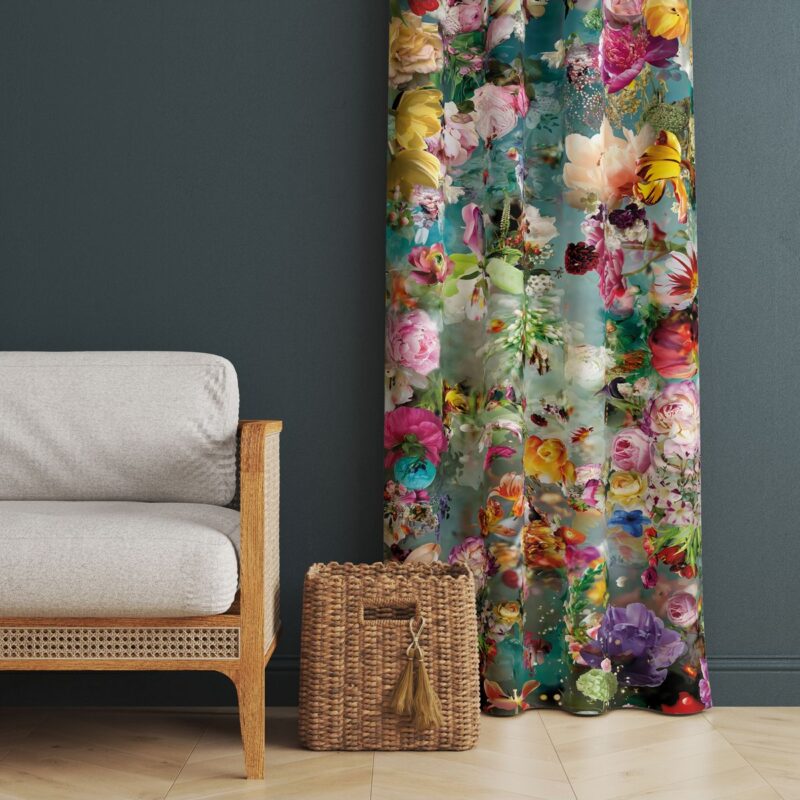 Özel Tasarım Dekoratif Fon Perde 140x260 CM Tek Kanat