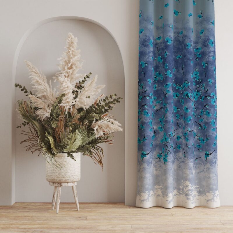 Özel Tasarım Dekoratif Fon Perde 140x260 CM Tek Kanat