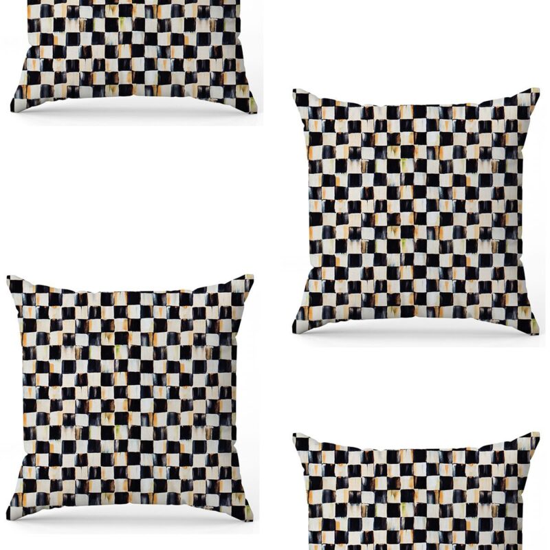 Özel Tasarım Çift Taraflı Dijital Baskı 4'lü Kırlent Kılıfı