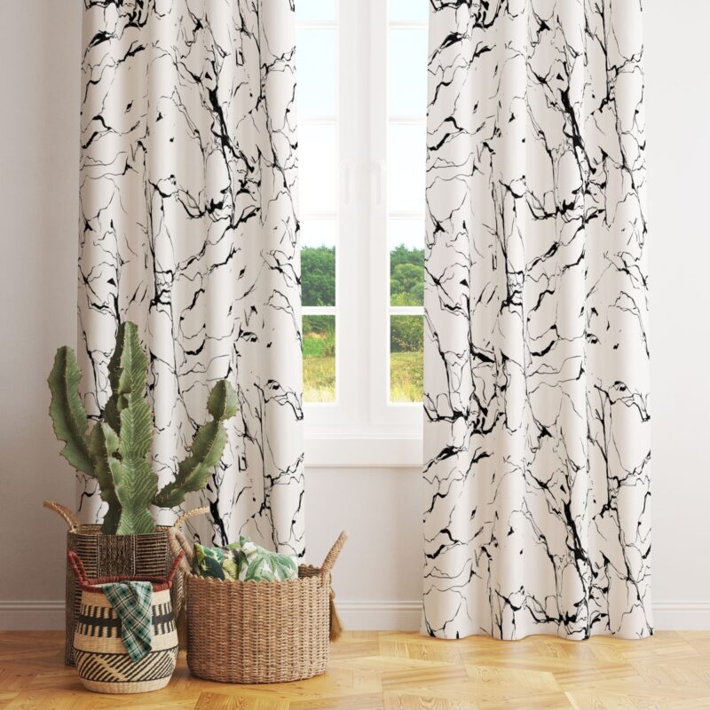 Özel Tasarım Dekoratif Fon Perde 140x260 CM Tek Kanat