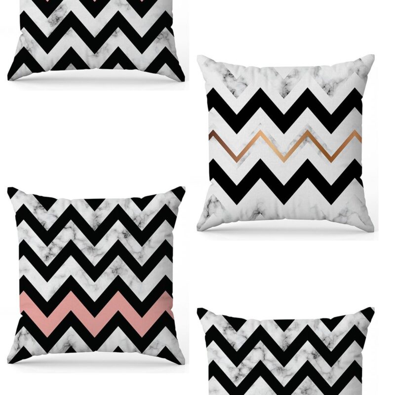 Özel Tasarım Çift Taraflı Dijital Baskı 4'lü Kırlent Kılıfı